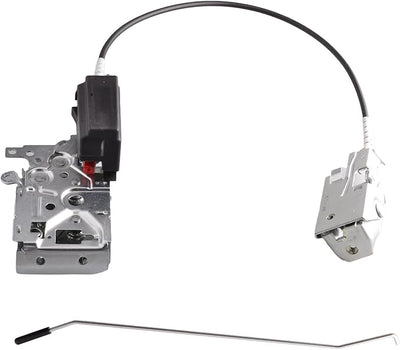 Cerradura de puerta del conductor con kit de cable y varilla compatible con Ford F150 F250 1992-96 F350 F450 1992-97. Reemplaza la cerradura de la puerta delantera izquierda (F4TZ15219A65A).