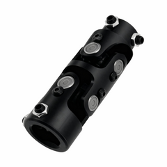 1" DD X 3/4" DD BLACK Double Steering U Joint Universal Steering Shaft US STOCK