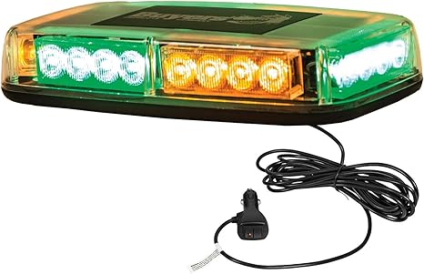 12-24V 11" Rectangular Multi-Mount LED Mini Light Bar 8891049 for Buyers Snow Plow Truck Work Truck Trailer