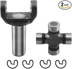 Yugo deslizante de transmisión 2-3-6081X con kit de junta universal 5-153X, compatible con GM Turbo 350 TH350 700R4, yugo deslizante de 26/27 estrías serie 1310