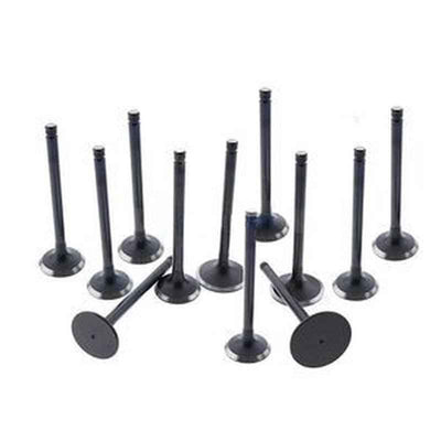 Complete Intake & Exhaust Valve Set (2pcs) 4007179 4007180 for Cummins QSK23/QSK78 Hyundai Excavator