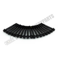 1 juego de tornillos de culata para motor Isuzu 4HF1, 4HK1, 6HK1, 6HH1, 6HE1 y excavadora John Deere 330CLC, 370C, 245GLC, 225DLC, 230GW, 220DW, 190GW