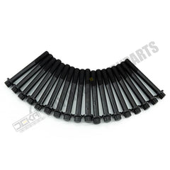 1 juego de tornillos de culata para motor Isuzu 4HF1, 4HK1, 6HK1, 6HH1, 6HE1 y excavadora John Deere 330CLC, 370C, 245GLC, 225DLC, 230GW, 220DW, 190GW