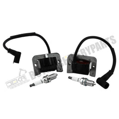 2 PACK 24 584 01-S kh-24 584 201-S Ignition Coils Module for Kohler CH20 CV18 CH18 CV20 CV23 CH22 Command Pro Twin Cylinder Engine with Spark Plug K6RTc Replace kh-24-584-201-S 24 584 45-S