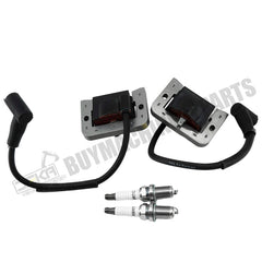 2 PACK 24 584 01-S kh-24 584 201-S Ignition Coils Module for Kohler CH20 CV18 CH18 CV20 CV23 CH22 Command Pro Twin Cylinder Engine with Spark Plug K6RTc Replace kh-24-584-201-S 24 584 45-S