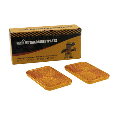 2 uds lente de luz ámbar LVU18745 para motor John Deere 4024 4045 Tractor 2305 2520 3320 4105 4120 4310 4500 4600 5415 1023E