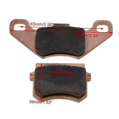 2 PCS Disc Brake Pads for Pit Dirt Bike ATV Quad Motorcycle Scooter 50cc 70cc 90cc 110cc 125cc 150cc 200cc 250cc