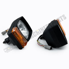 2 Pcs Headlight 3E-7587 for Caterpillar CAT Enigne 3114 3116 C4.4 Loader 914G 924F 928G 924G 924GZ