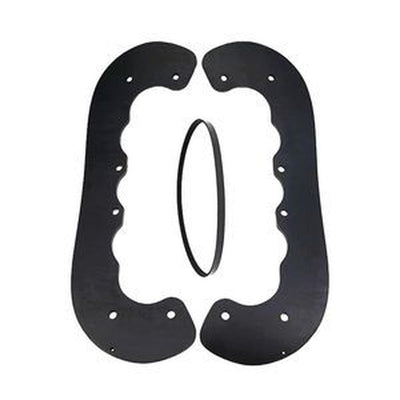2 PCS Snow Thrower Paddle 55-9251 for Toro CCR2000/2450/2500/3600 Snowblower