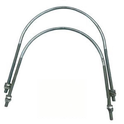 2 parafusos em U 6206-11-5980 para escavadora Komatsu PC200-5 PC220-5