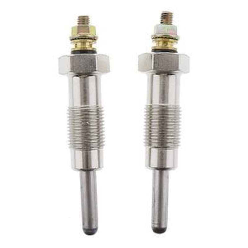 2-Piece Glow Plug Set 18536-6010 for Shibaura Tractor SD1800-SD2200