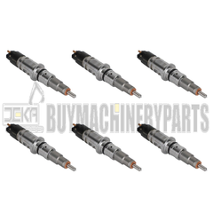 6PCS Common Rail Fuel Injector 0986435574 Fits Dodge Cummins 6.7L 2013-2018