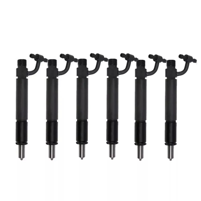 6 PCS Fuel Injector With Nozzle 1817126C91 781779 for Navistar Engine DT466 DTA466