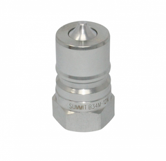 Juego de acoplamientos hidráulicos de desconexión rápida ISO 7241-B de 3/4" NPT