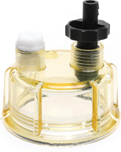 Fuel Water Separator Marine 120AT NPT ZG1/4-19 Automotive Parts with Fitting -Complete Combo Filter Diesel Engine(Includes 2 fittings,2 plugs)