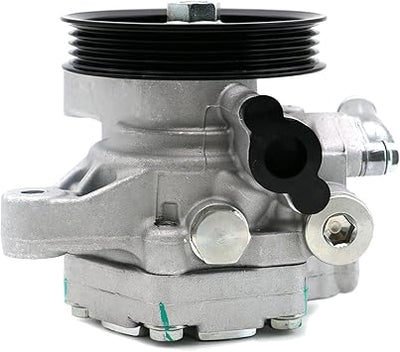 Bomba de dirección asistida 21-5267 con polea, compatible con Honda Civic 1.7L L4 (2001-2005) y Acura EL (2001-2005). Bomba de asistencia de dirección de repuesto (reemplaza la pieza 56110-PLA-013).