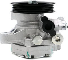 Bomba de dirección asistida 21-5267 con polea, compatible con Honda Civic 1.7L L4 (2001-2005) y Acura EL (2001-2005). Bomba de asistencia de dirección de repuesto (reemplaza la pieza 56110-PLA-013).