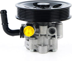 Bomba de direção assistida 21-5476 com roldana, compatível com Sonata l4 2.4L Sedan 2006-2010. Conjunto da bomba de assistência hidráulica. Peças de substituição. Substitui as peças originais 571003K000 e 571003K010.