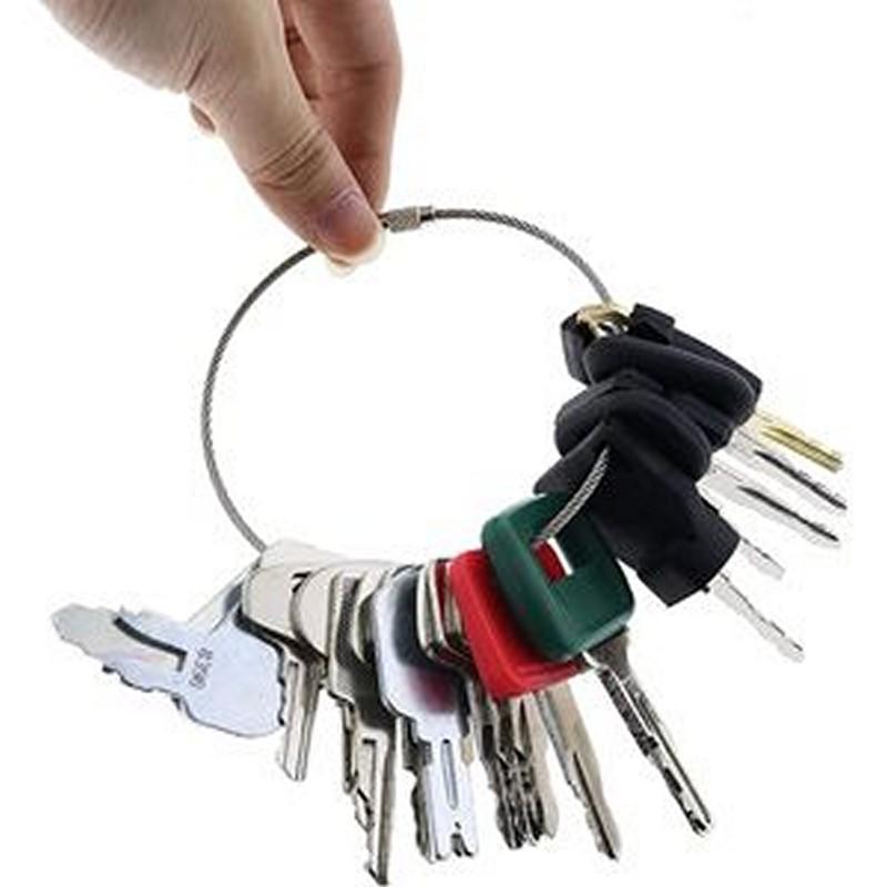 21 Ignition Key for Caterpillar CAT CASE John Deere Volvo JCB Hyster Komatsu and Many More