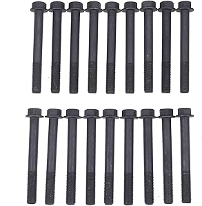 22Pcs Cylinder Head Bolt 02/100122 02/100120 02/100121 for Perkins Engine JCB Backhoe Loader 2CX 2CXS 2CXSL 2CXL