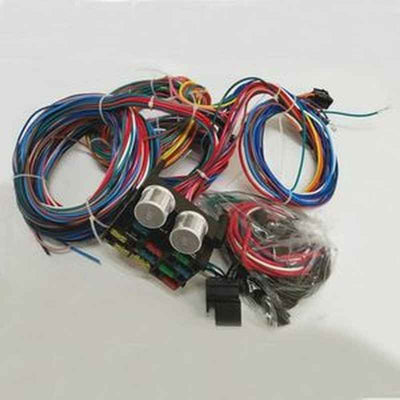 22-Piece Circuit Wiring Harness Kit for Ford F-Series F100 1948-1952 Pickup