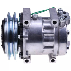 24V SD7H13 A/C Compressor YX91V00001F1 for New Holland Excavator E135B E175B E215B E130 EH130 E200SR E235SR