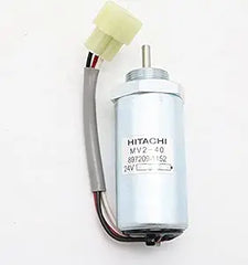 24V Stop Solenoid 8972091152 for Isuzu 4LE2 4LE2X Sumitomo Hitachi MV2-40 EX4U EX40U EX55 EX58 ZX40U Excavator