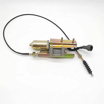 24V Stop Solenoid Stopper Assembly 1819002270 for Isuzu Engine 4BG1 6BD1 Hitachi Excavator EX200-2 EX200-3 EX200-3C EX200-3E EX200LC-2 EX200LC-3