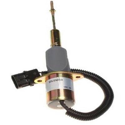 24V Electric Fuel Stop Shut Off Solenoid RE53560 for John Deere Excavator 892ELC