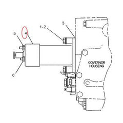 24V Fuel Shut Off Solenoid 3E-7985 for Caterpillar CAT 3306 3304 Engine 330 330L 330B 350 350L Excavator - Buymachineryparts