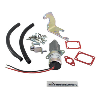 12V Fuel Shut Off Solenoid Kit 1751ES SA4260-12 SA-4260-12 Fit for Woodward Kubota - Buymachineryparts