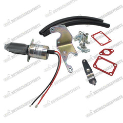 12V Fuel Shut Off Solenoid Kit 1751ES SA4260-12 SA-4260-12 Fit for Woodward Kubota - Buymachineryparts