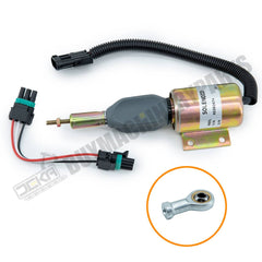 Válvula Solenoide de cierre de combustible de 24V RE502474 RE516083 para John Deere 120 160LC 200LC 230LC 270LC 670C 672CH 624H 