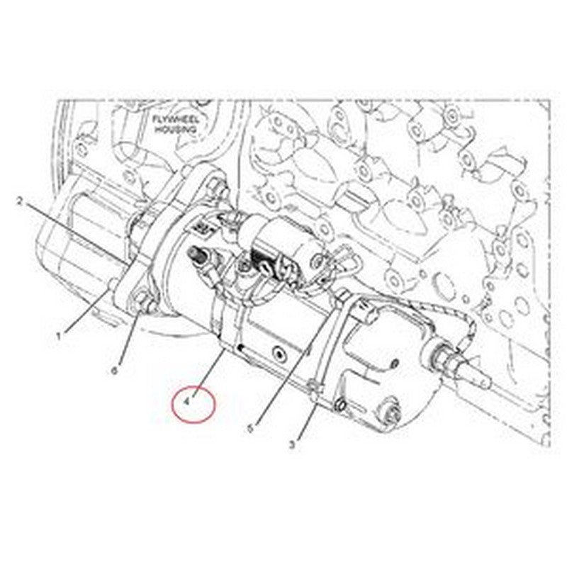 24V Heavy Duty Electric Starting Motor 349-9075 for Caterpillar CAT Engine C7.1 C6.6 - Buymachineryparts
