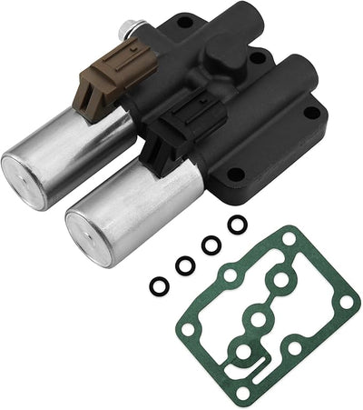 Solenoide de cambio lineal doble para transmisión 28250-P6H-024 con junta, compatible con Honda Acura Accord Odyssey Pilot Prelude