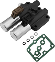 28250-P6H-024 Solenoide de mudança linear dupla da transmissão com junta, compatível com Honda, Acura Accord, Odyssey, Pilot e Prelude.