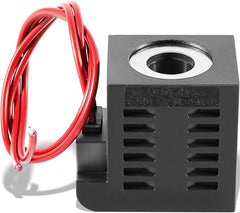2Pc 12V 22W Solenoid Valve Coil 10162-76 10245-81 for Hydraulic Power Unit Lift Dump Valve Stem Series 10 12 16 38 58