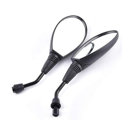 2 Pcs 8mm Clockwise Universal Fitment Rear View Mirror for GY6 Touring Bike Sport Bike Cafe Racer Motorcycle Scooter Moped ATV