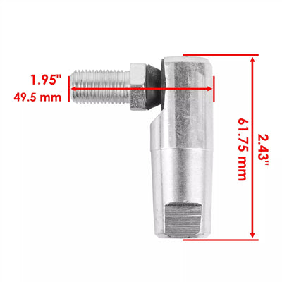 2 Pcs Tie Rod Ball Joint End AM132814 AM120470 for Yanmar Engine 3TNV84 John Deere Tractor 3203 4105 GT225 GT235 GT245 LX255 LX288 X540