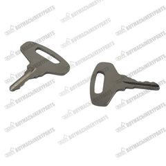 2pcs Ignition Keys 66711-55140 for Kubota Tractor B Series B20 B5100 B6100 B6200 B7100 B7200 B8200 B9200 - Buymachineryparts