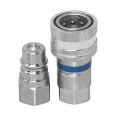 3/8' SAE Hydraulic Quick Connect Coupler Set (3pcs) for Bobcat Ag ISO 5675