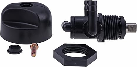 3-Way Fuel Shutoff Petcock Valve With Knob Nut 7052161 5432559 for Polaris ATV Sportsman 335 400 500 600 700 Magnum 325 330