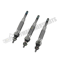 3 Pcs Glow Plug Kit 32A66-03100 for Mitsubishi S3L S3L2 Engine Excavator