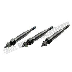 3 Pcs Glow Plug Kit 32A66-03100 for Mitsubishi S3L S3L2 Engine Excavator