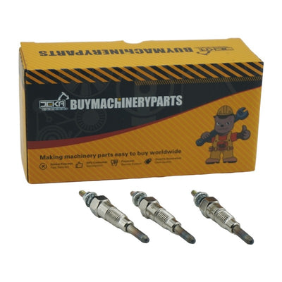 3 PCS Glow Plug YM129795-77800 for Komatsu Engine 2D68E-3A 3D63-1A 3D72-2B 3D74E-3C Excavator PC12R-8 PC15R-8