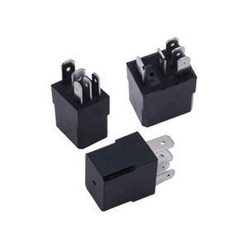 3-Piece 12V Micro Relay 332/C3148 716/30149 for JCB Backhoe Loaders