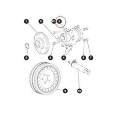 300cc Wheel Motor SJ-204324 for SkyJack Scissor Lift