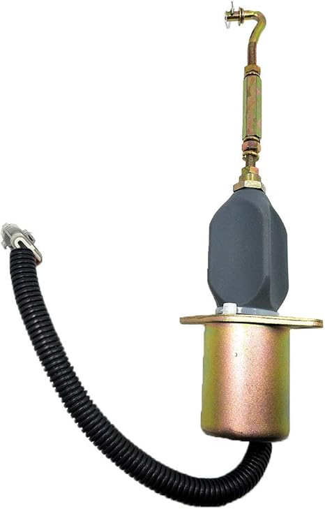 12V Stop Solenoid Valve for Mitsubishi Engine S4Q S4S S6S Volvo Terex Schaeff Sdmo Generator