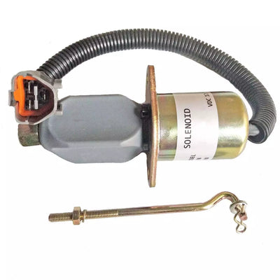 12V Stop Solenoid Valve 32A87-15100 for Mitsubishi Engine S4S-Z1DT61ES Shovel ECOMAT
