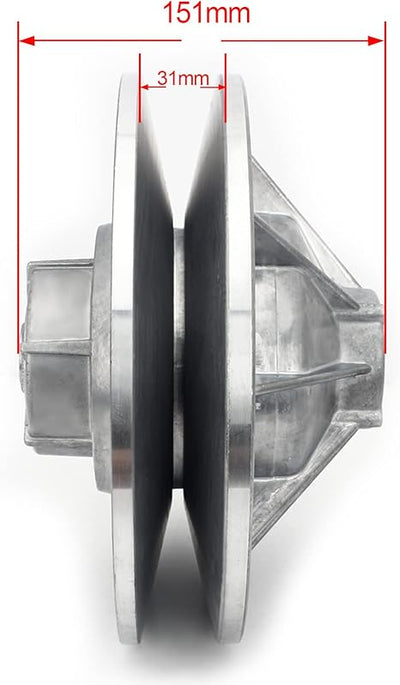 36 Degree Rear Driven Clutch 19 Teeth Fit for EZGO Golf Cart 4 Cycle 1991-Up 26301-G01 26301-G02